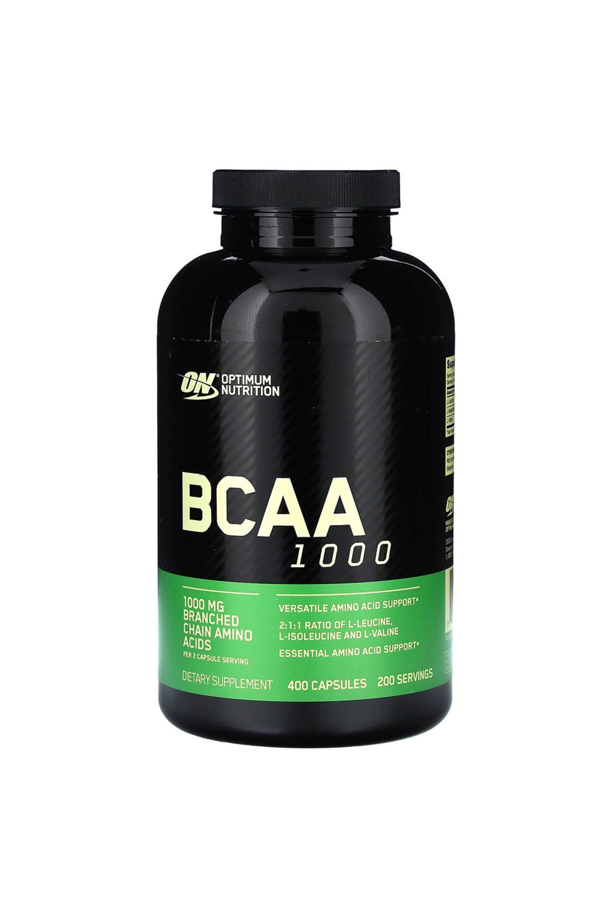 Optimum Nutrition-BCAA Capsules, 400 Capsules, 1000 mg 1