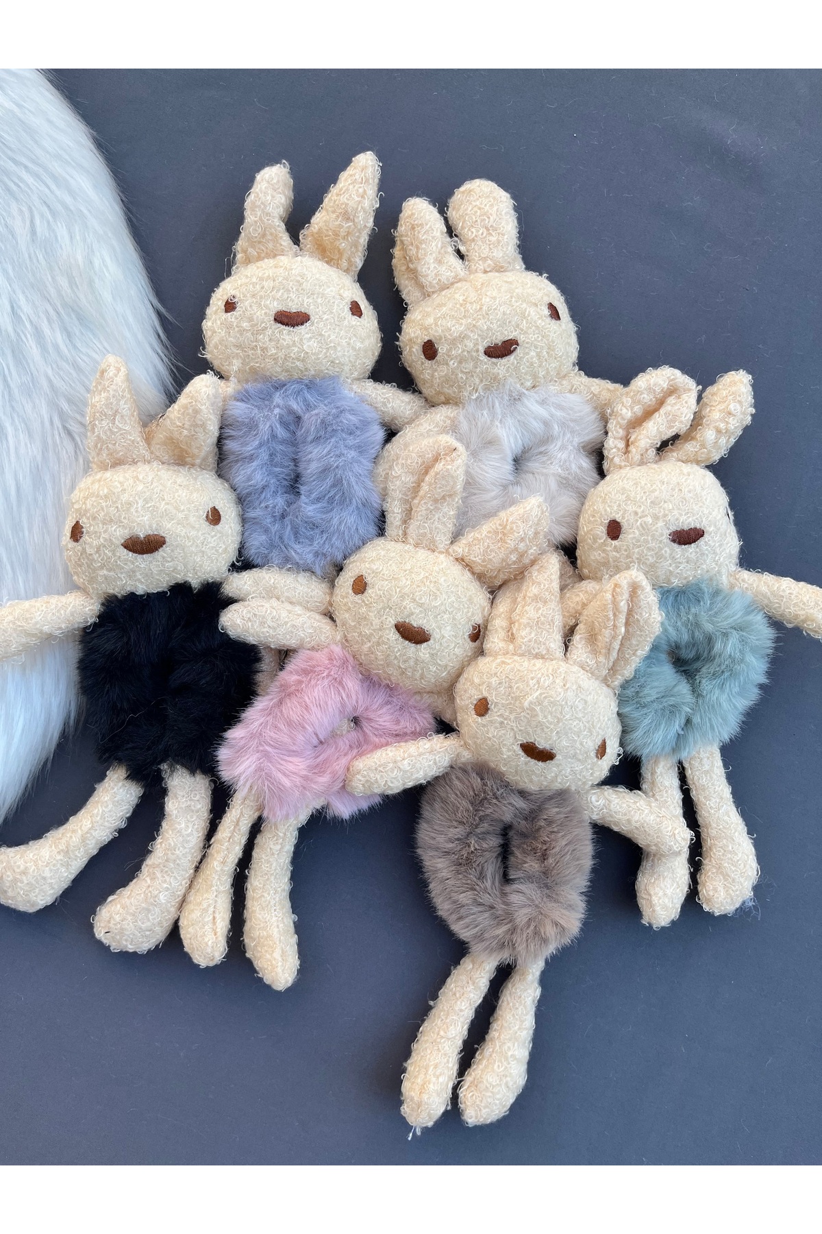 Plush Bun Buckle 1 Piece Plush Buckle