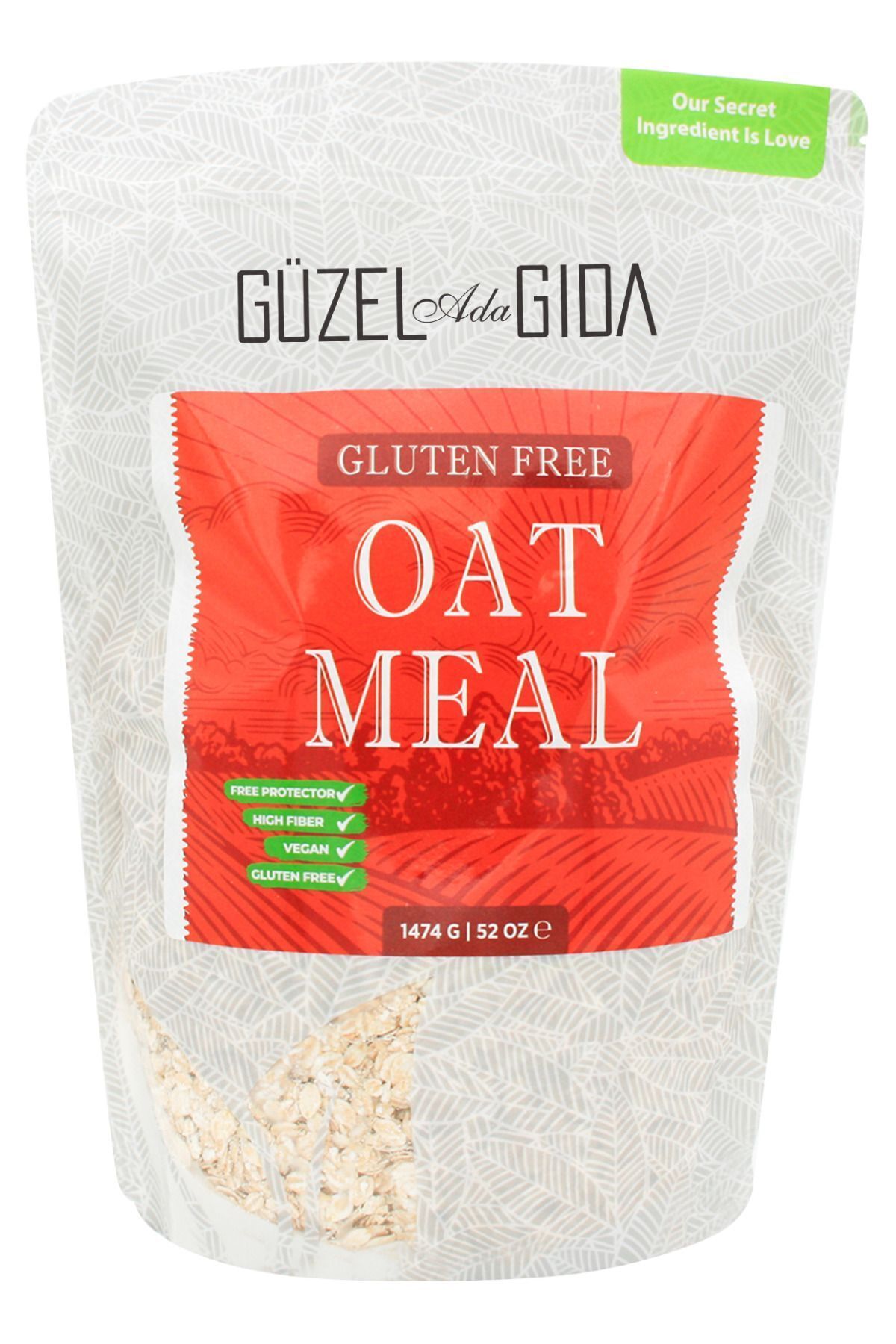 Güzel Ada Gıda Glutensiz Yulaf Ezmesi 1474 Gr