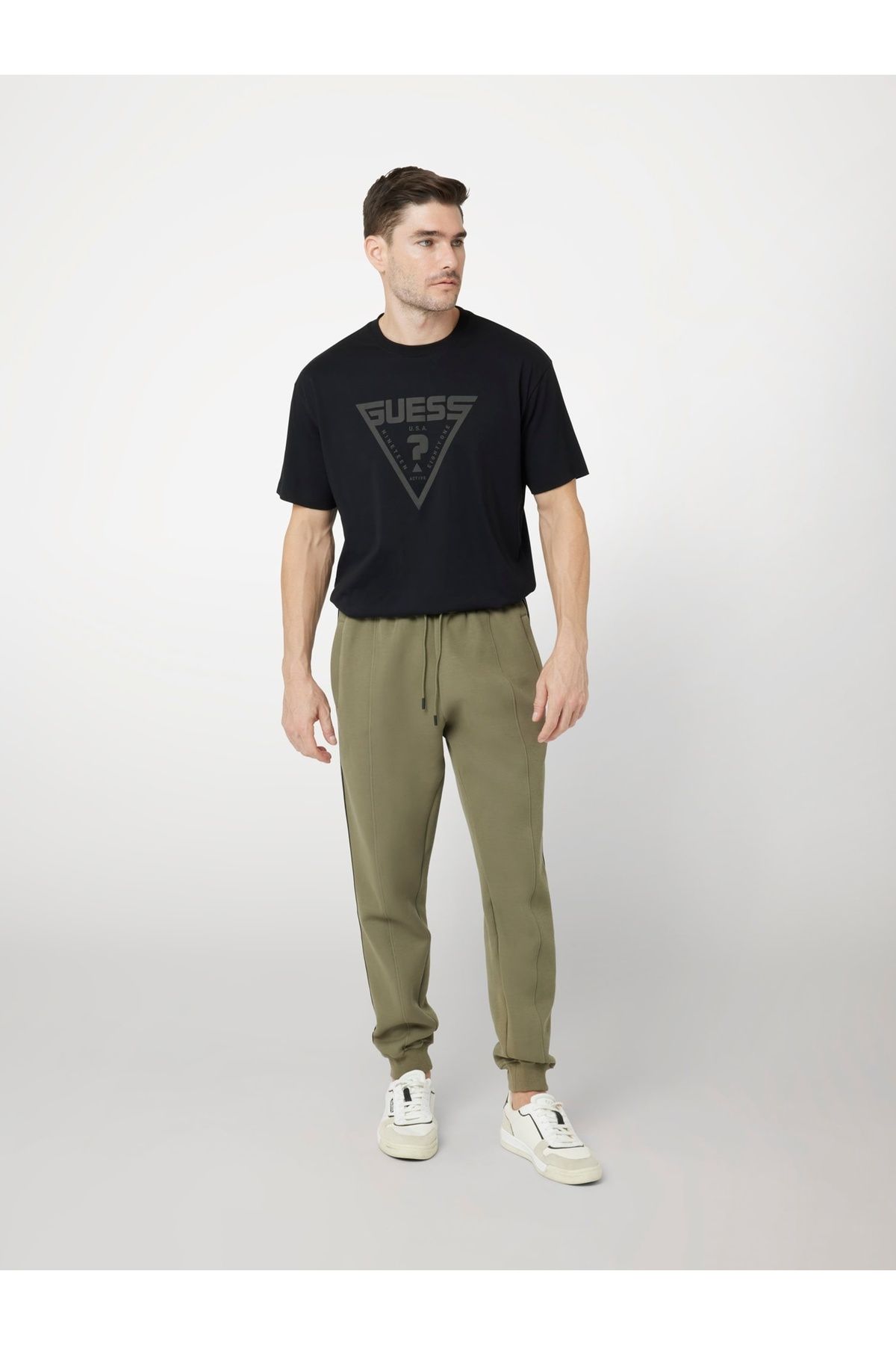 Guess-Side Logo Jogger Pants 2