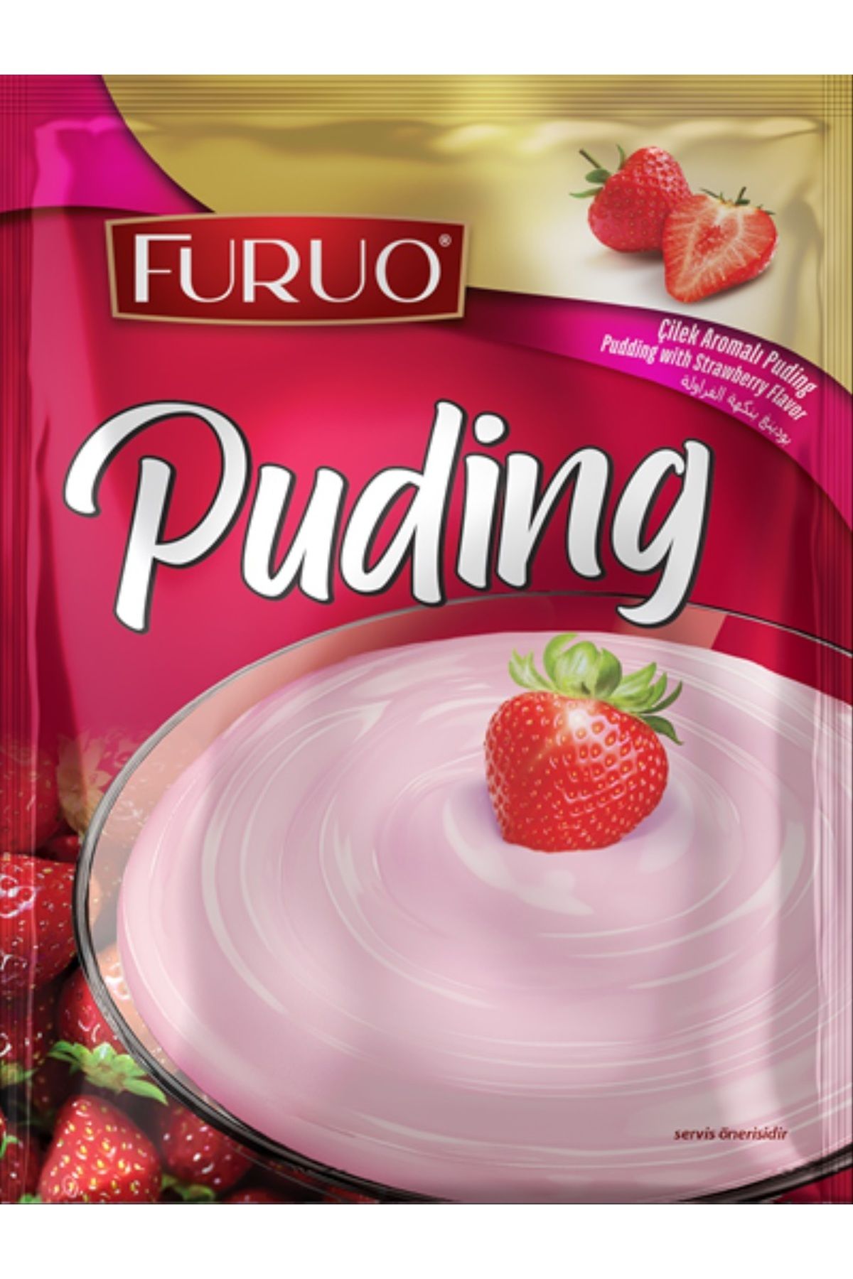 Furuo PUDİNG ÇİLEK AROMALI 100 GR