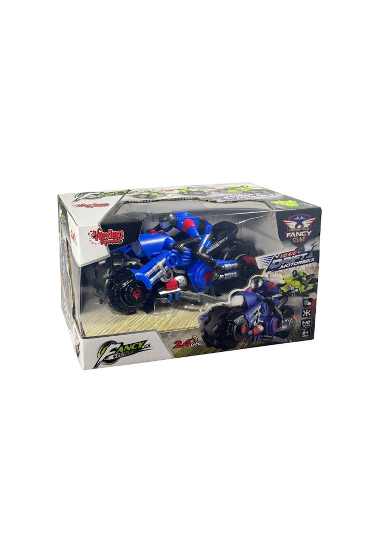 VARDEM OYUNCAK Uzaktan Kumandalı Full Fonksiyon 2.4G Şarjlı 1:10 Drift Motosiklet