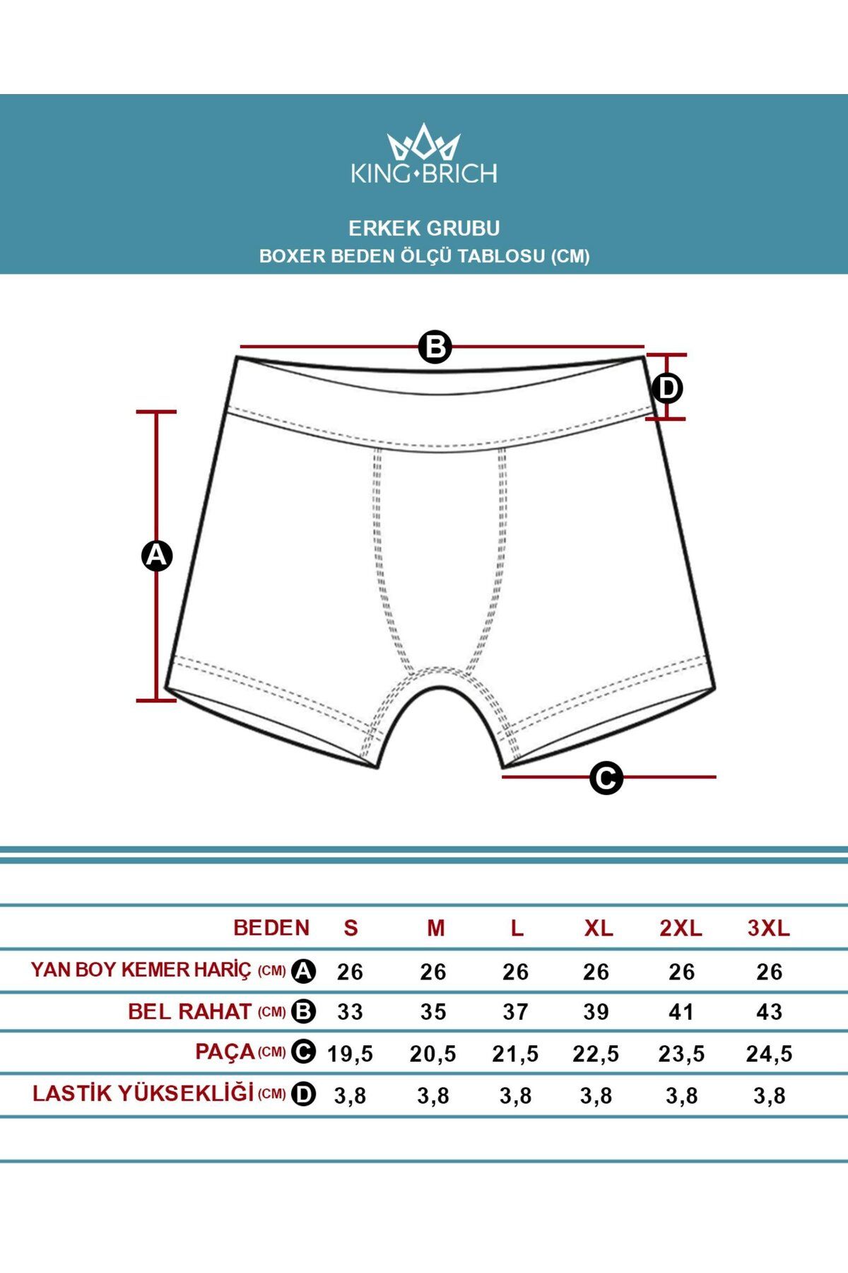 king brich-Boxer clasic de lux 4 piese 6