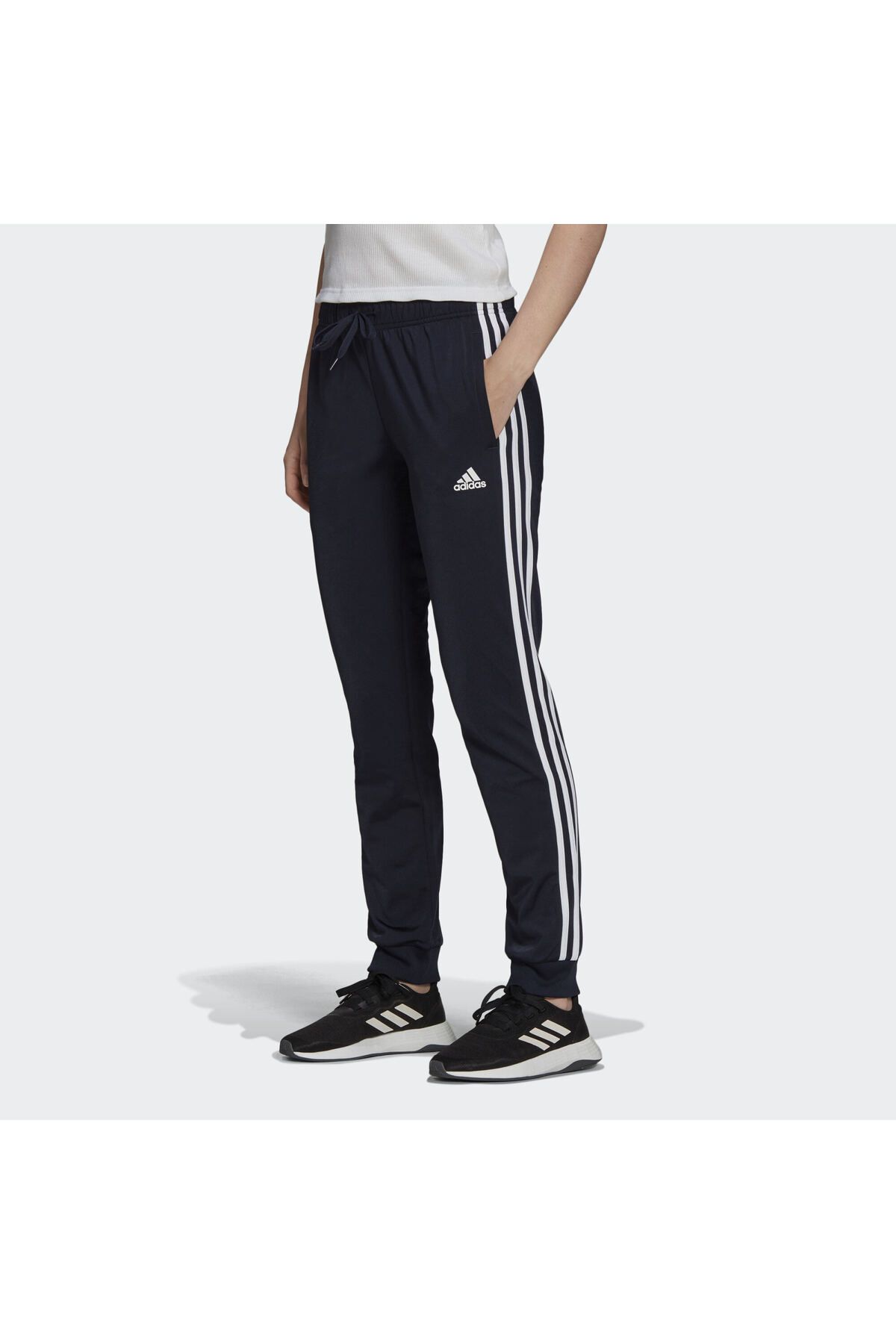 شلوار ورزشی آدیداس مدل Primegreen Essentials Warm-Up Slim Tapered 3-Stripes  adidas