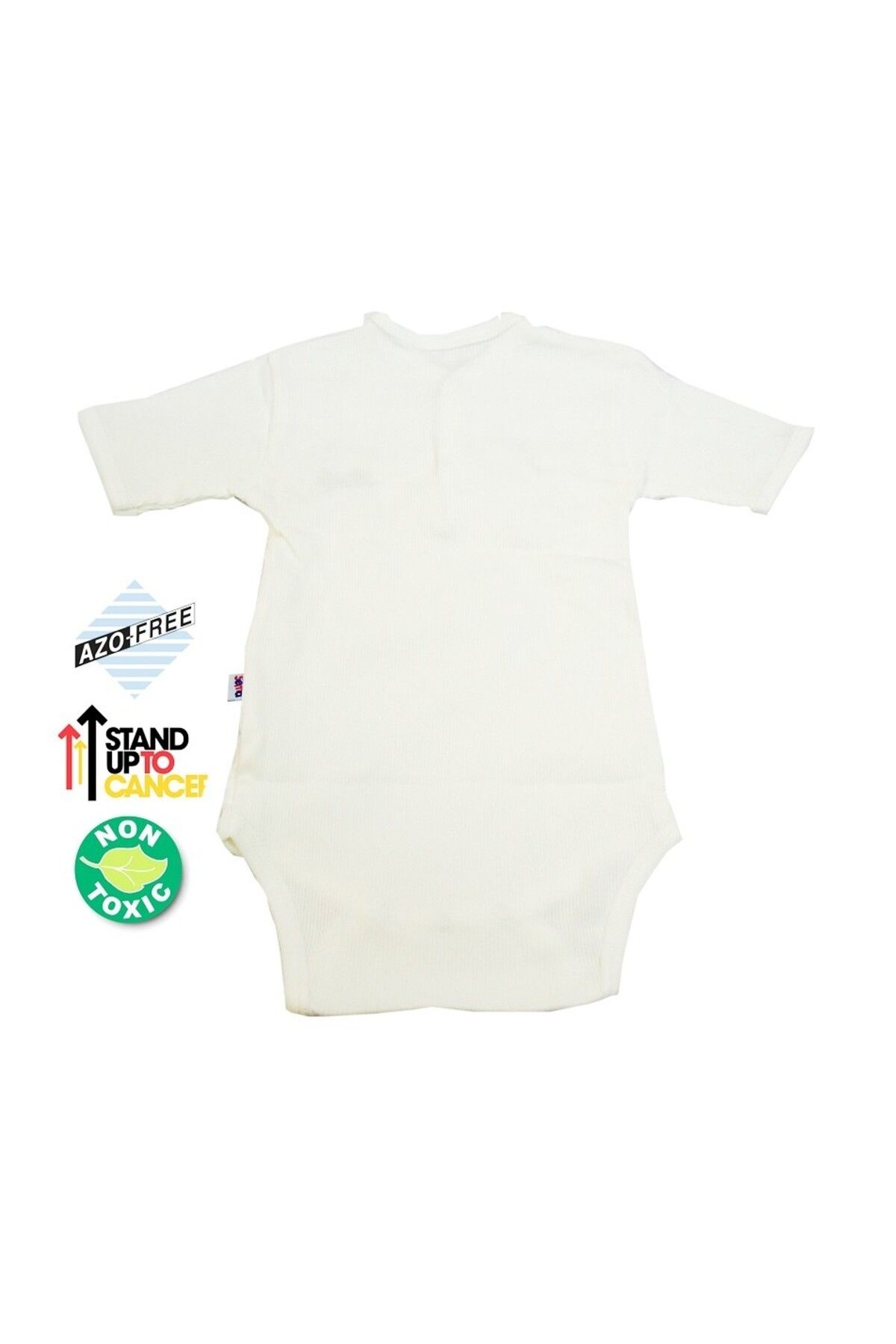 Sema Baby ASFSTORE Sema Baby Yarım Kol Kaşkorse Badi (Body) - Ekru 12-18 Ay
