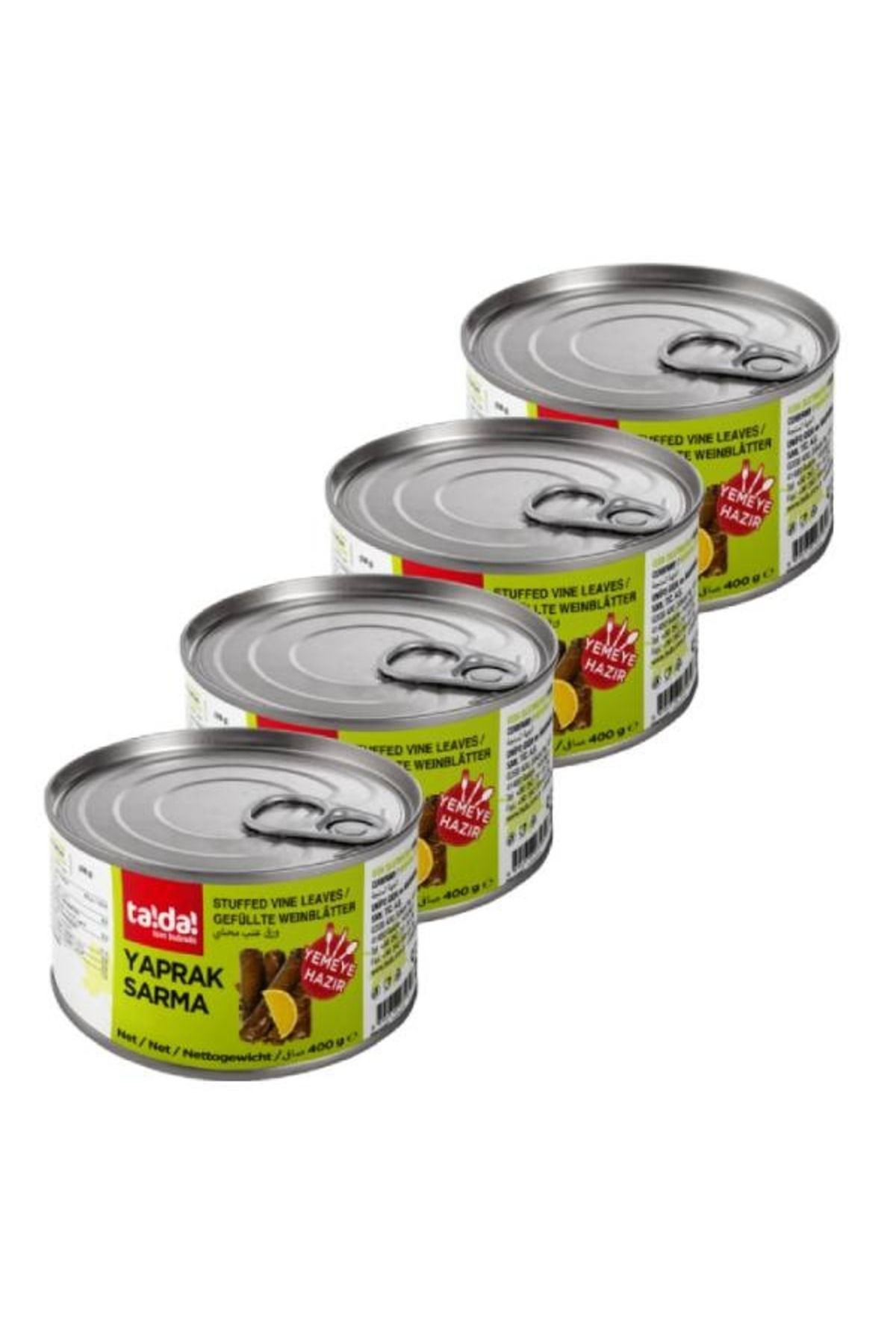 Tada Yaprak Sarma Konserve 400 Gr (4 Adet)