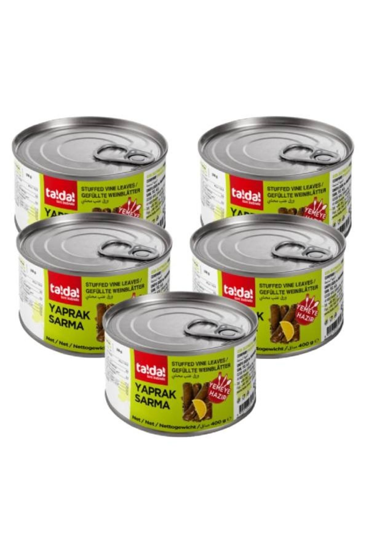 Tada Yaprak Sarma Konserve 400 Gr (5 Adet)