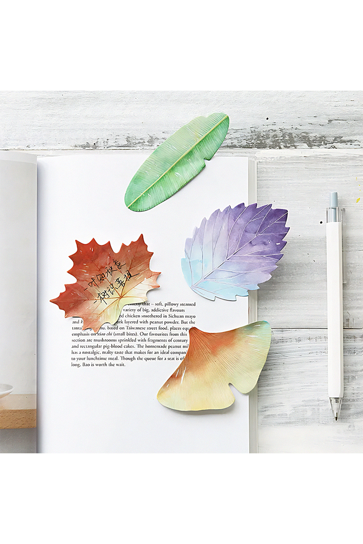 GUGUK-Green Lotus Themed Post-It - Sticky Note (Ggk-Mg093) 3