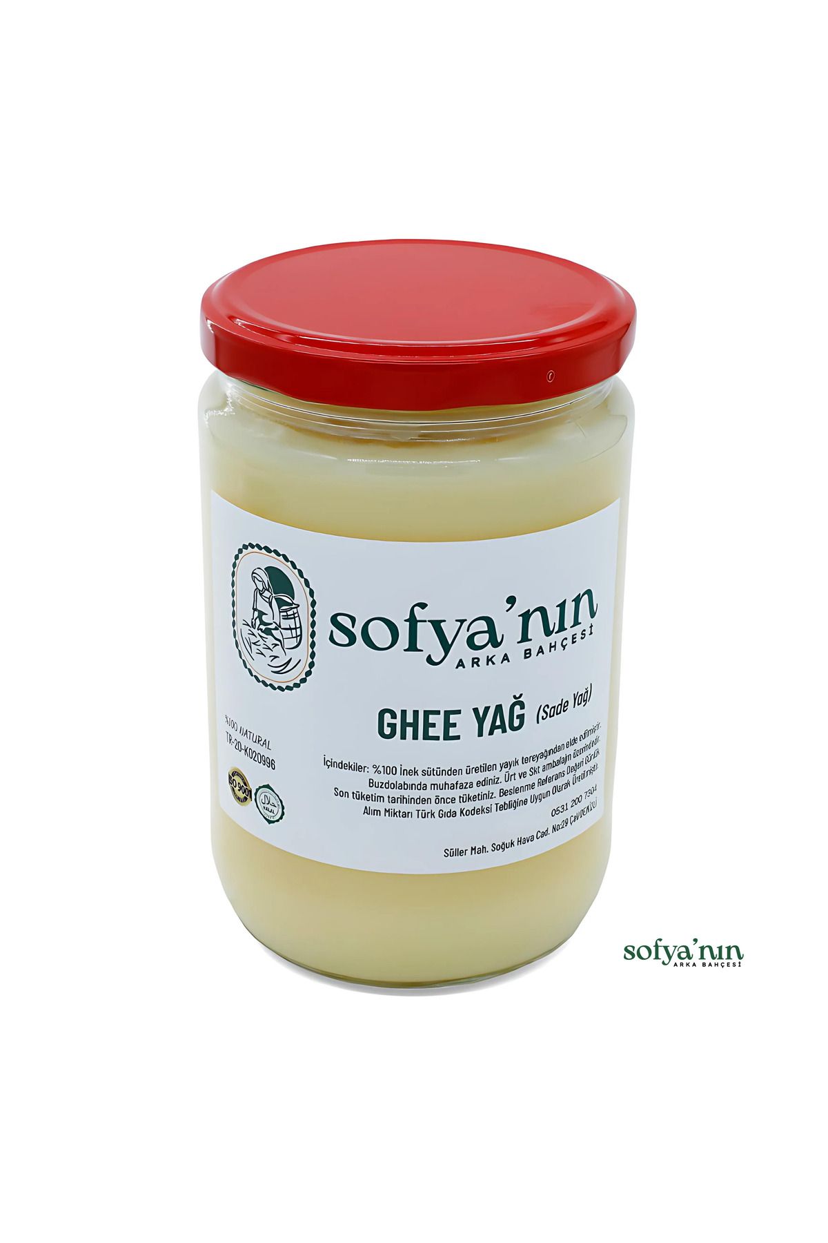 Sofyanın Arka Bahçesi Ghee (Sade) Yağ 1000gr