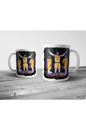 Westbrook, Lebron James, Anthony Davis Los Angeles Lakers Kupa Bardak PIXKUPWLAD1
