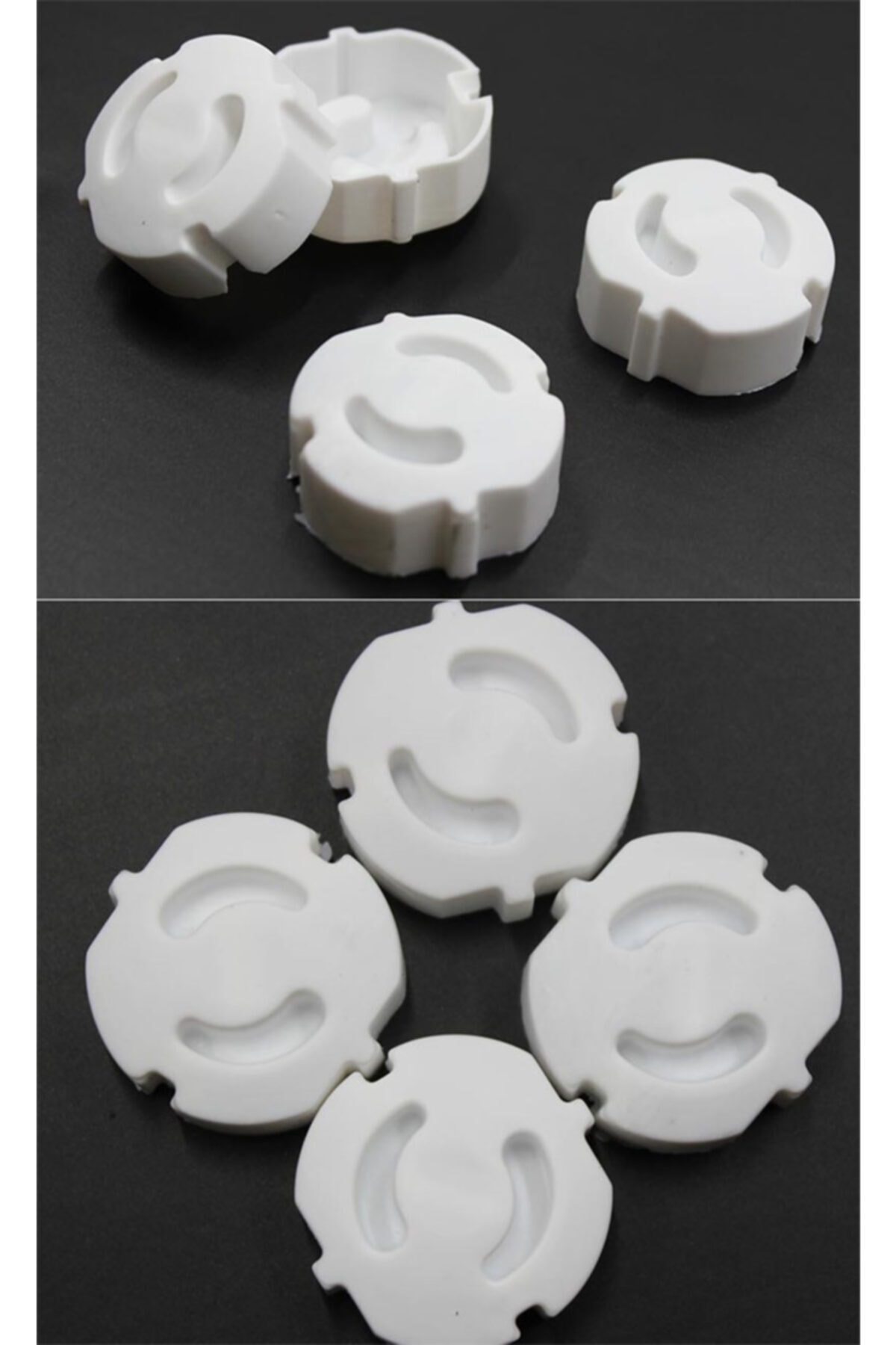 FırsatVar 8 Adet Bebek Priz Koruma Kilidi Güvelik Seti Priz Kapatıcı Aparat fotoğrafı 4 (önizleme)