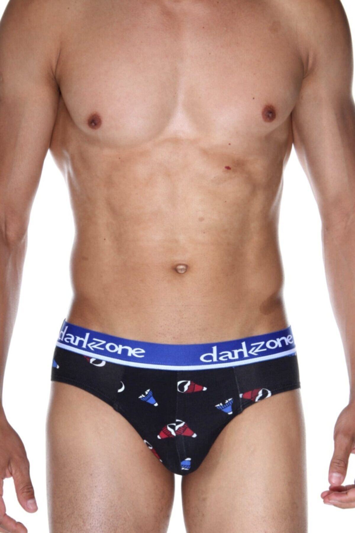 darkzone Şapka Desenli Siyah Erkek Slip