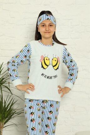 Welsoft Polar Kız Çocuk Pijama Takımı 4579