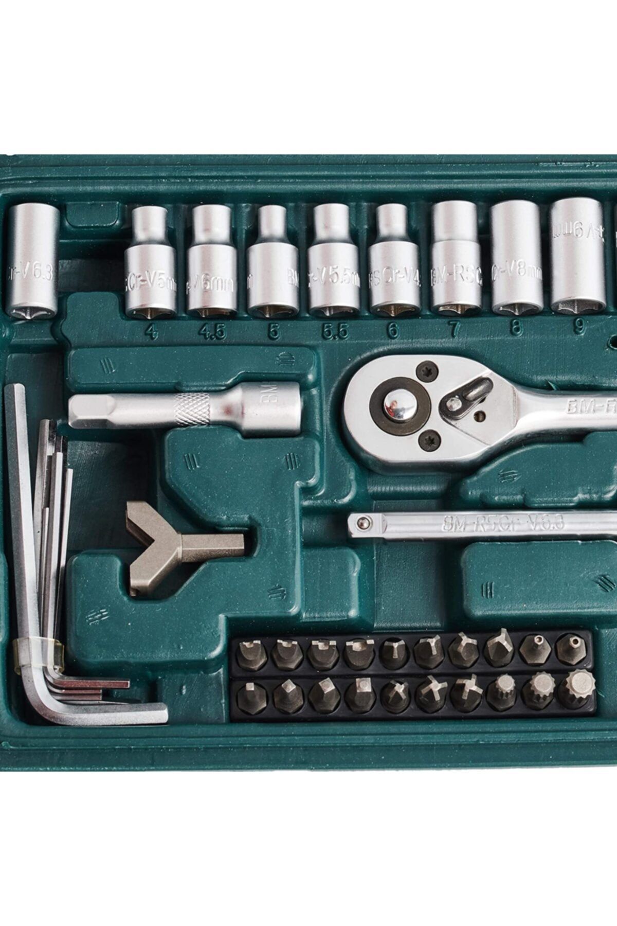 Mannesmann-130 PiecesSocket Wrench and End Set, M29166 7