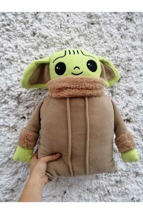 Star Wars Master Baby Yoda Peluş 3d Puf Yastık YSTK-YODA-001