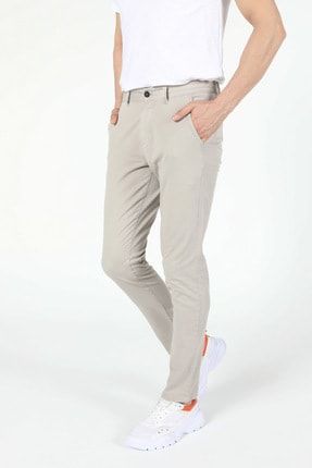 Slim Fit Orta Bel Erkek Pantolon .CL1049749_Q1.V2_BEI