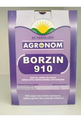 Borzın910 Bor Çinko Mikro Bitki Elementleri Karışımı 1kg agronom g025