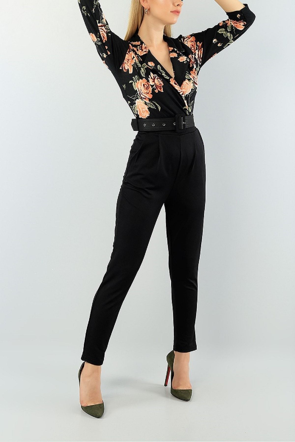 Oasis floral best sale print jumpsuit