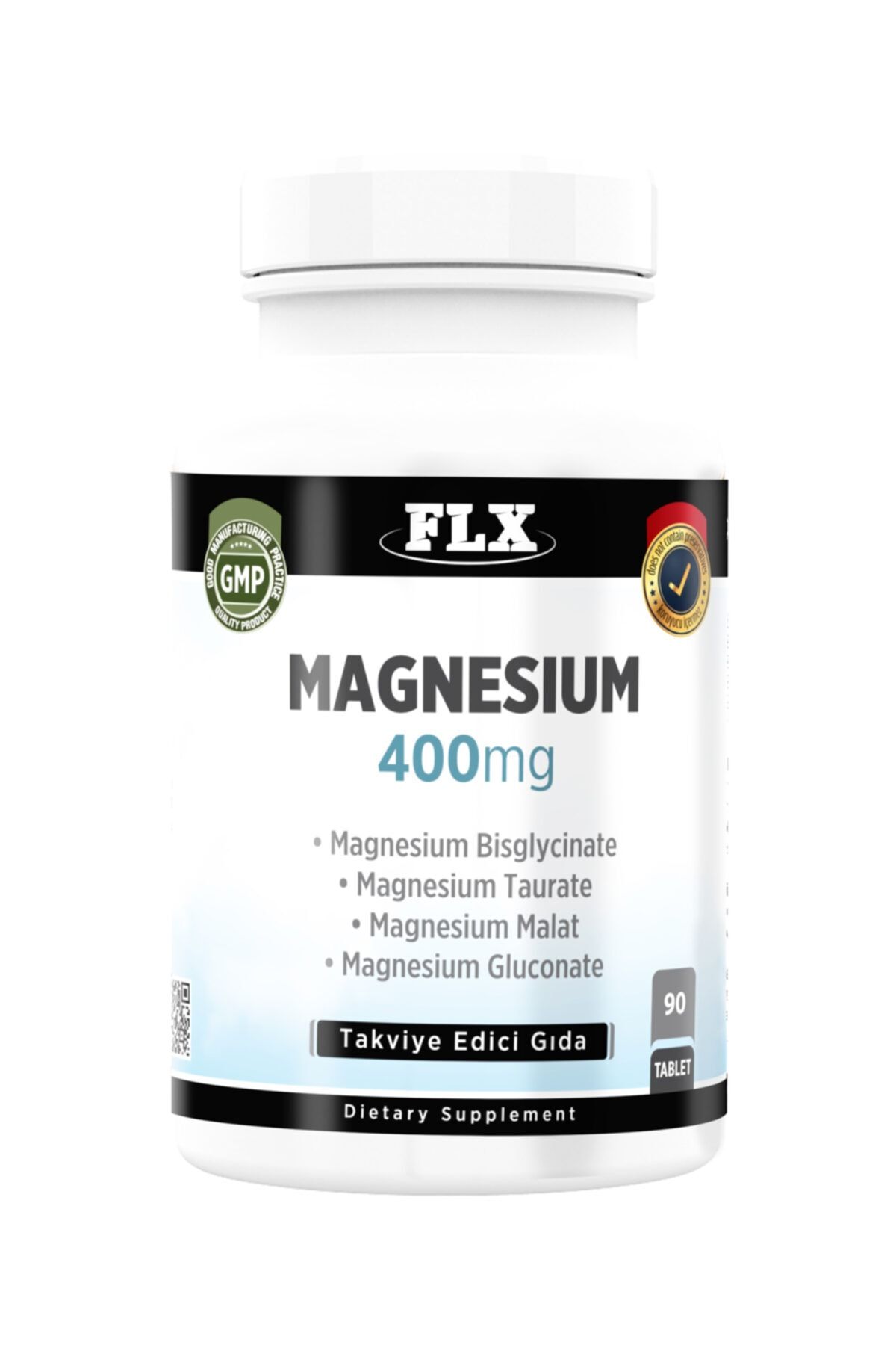 Magnezyum Bisglisinat Malat Taurat Glukonat 90 Tablet