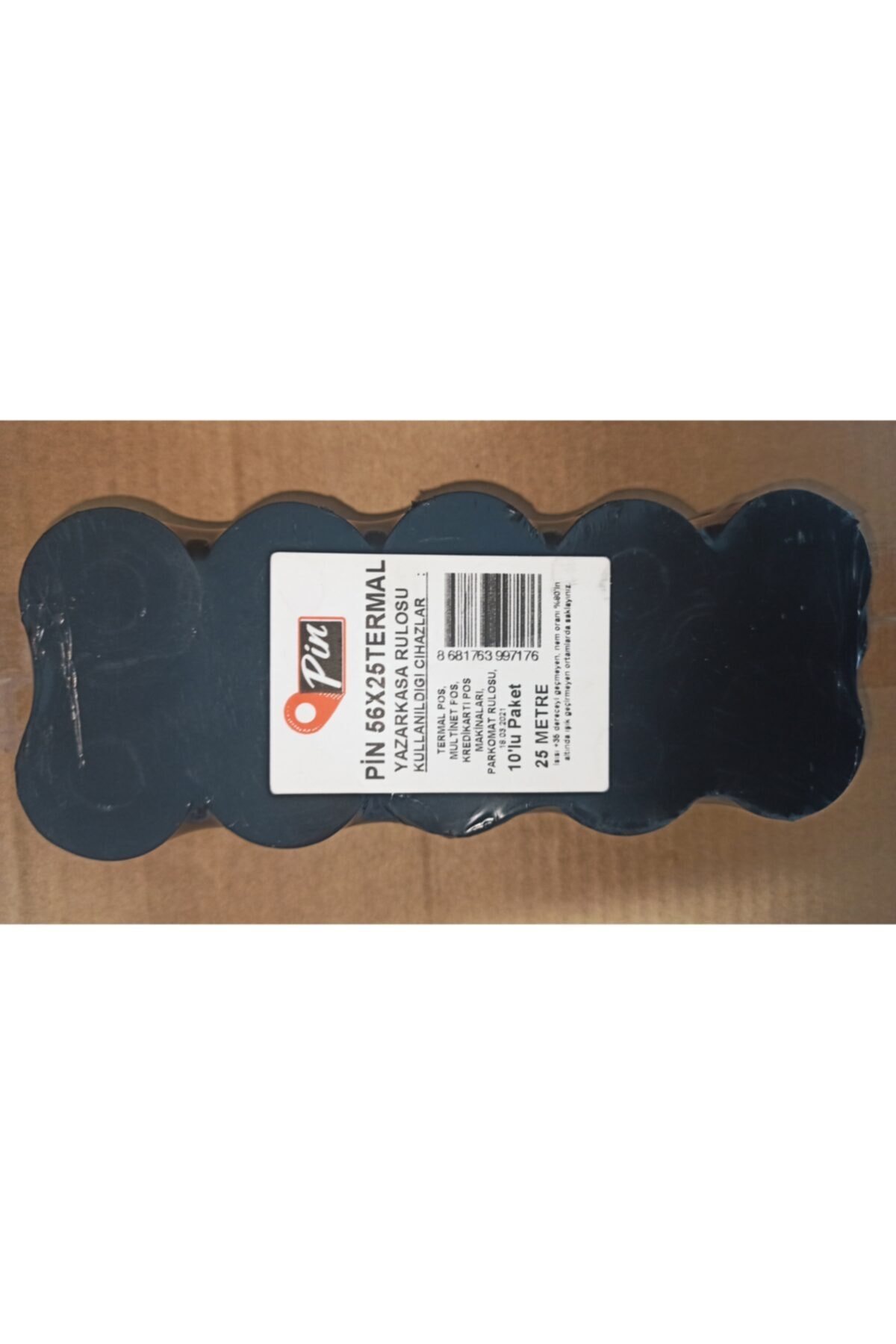 Pin 56x25 Termal Yazar Kasa Rulosu 10'lu