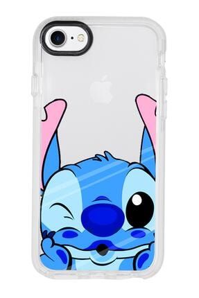 Iphone 8 Stitch Desenli Candy Bumper Silikonlu Telefon Kılıfı MC8CBTS79