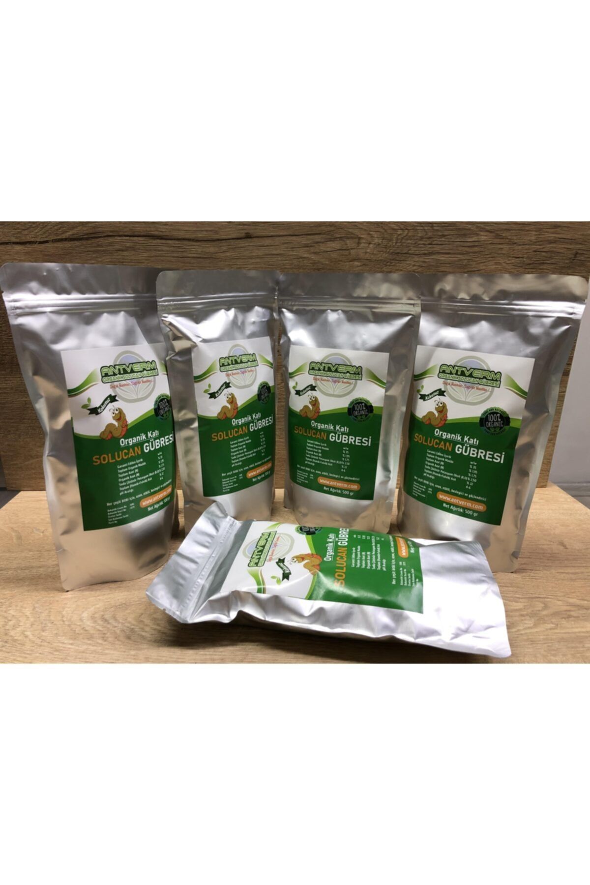 500 Gr Güneş Işığı Görmeyen Salon Bitkileri için Özel Üretim Besleyici solucan Gübresi