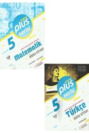 5.sınıf Plus Serisi Matematik Türkçe Konu Kitabı Seti SarboKtp120