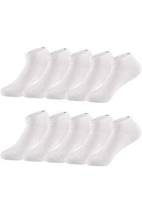Beyaz Pamuklu Bilek Boy Çorap 10 Lu Bt-0272 SCK0809
