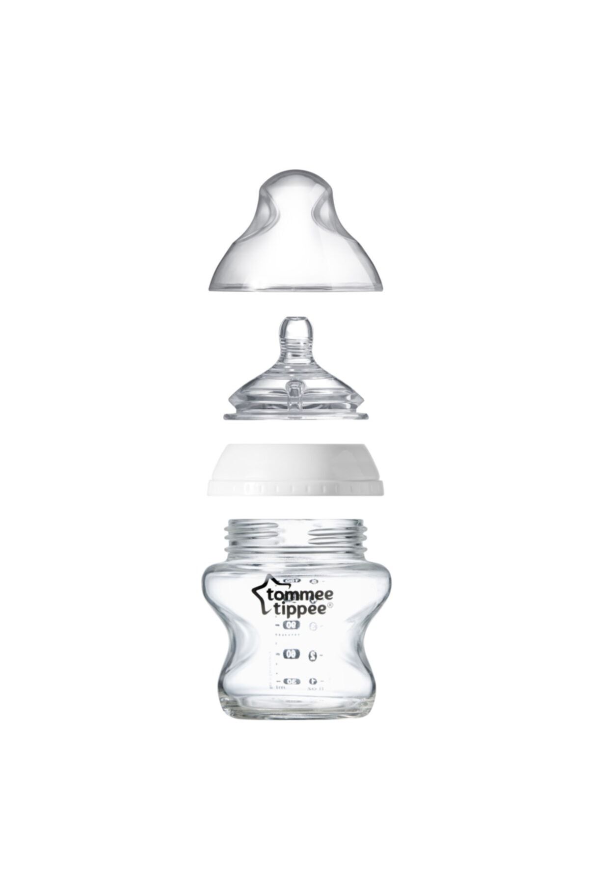 tommee tippee-Slow Flow Feeding Bottle and Nipple - Set of 2 Months 4
