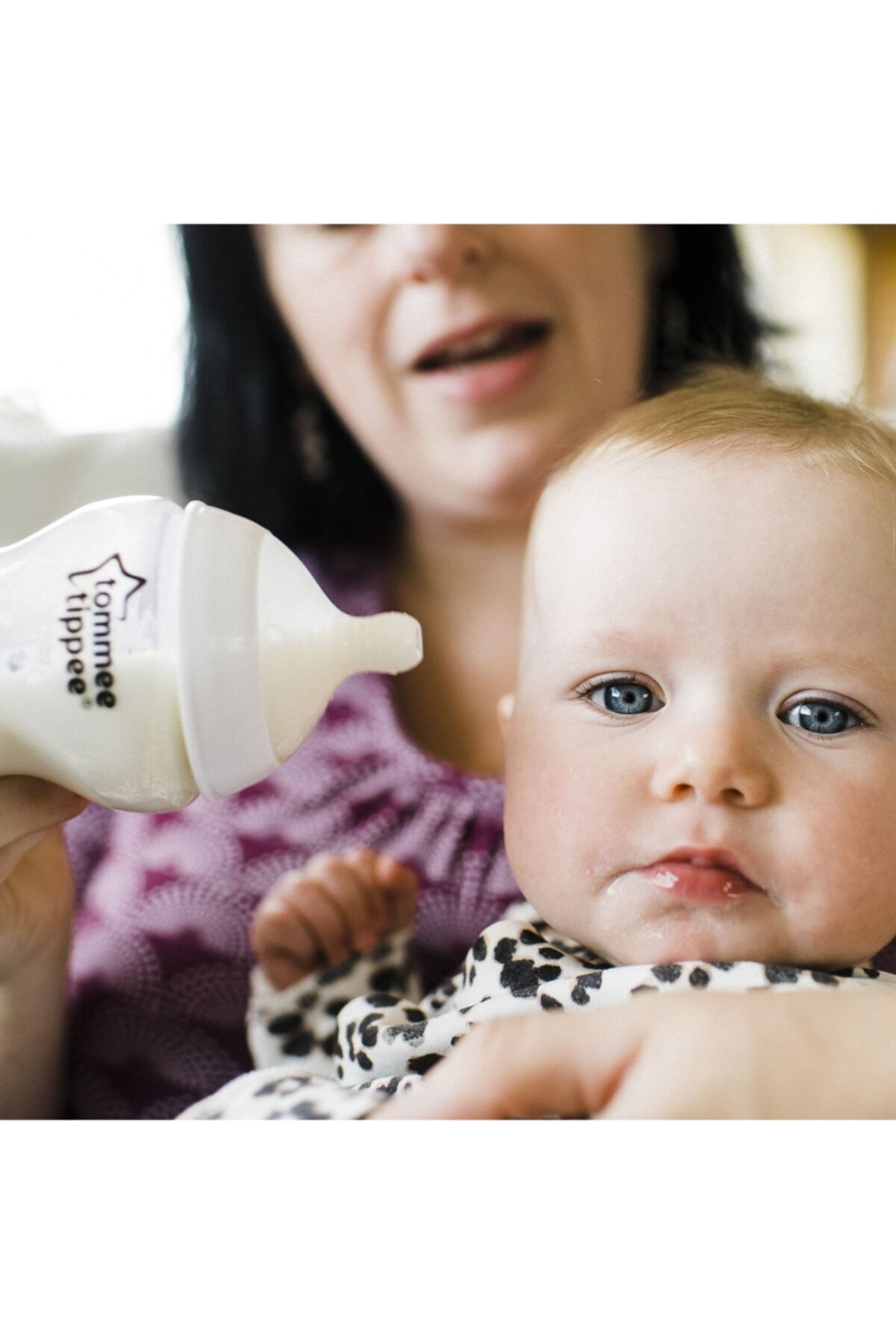 tommee tippee-Slow Flow Feeding Bottle and Nipple - Set of 2 Months 8