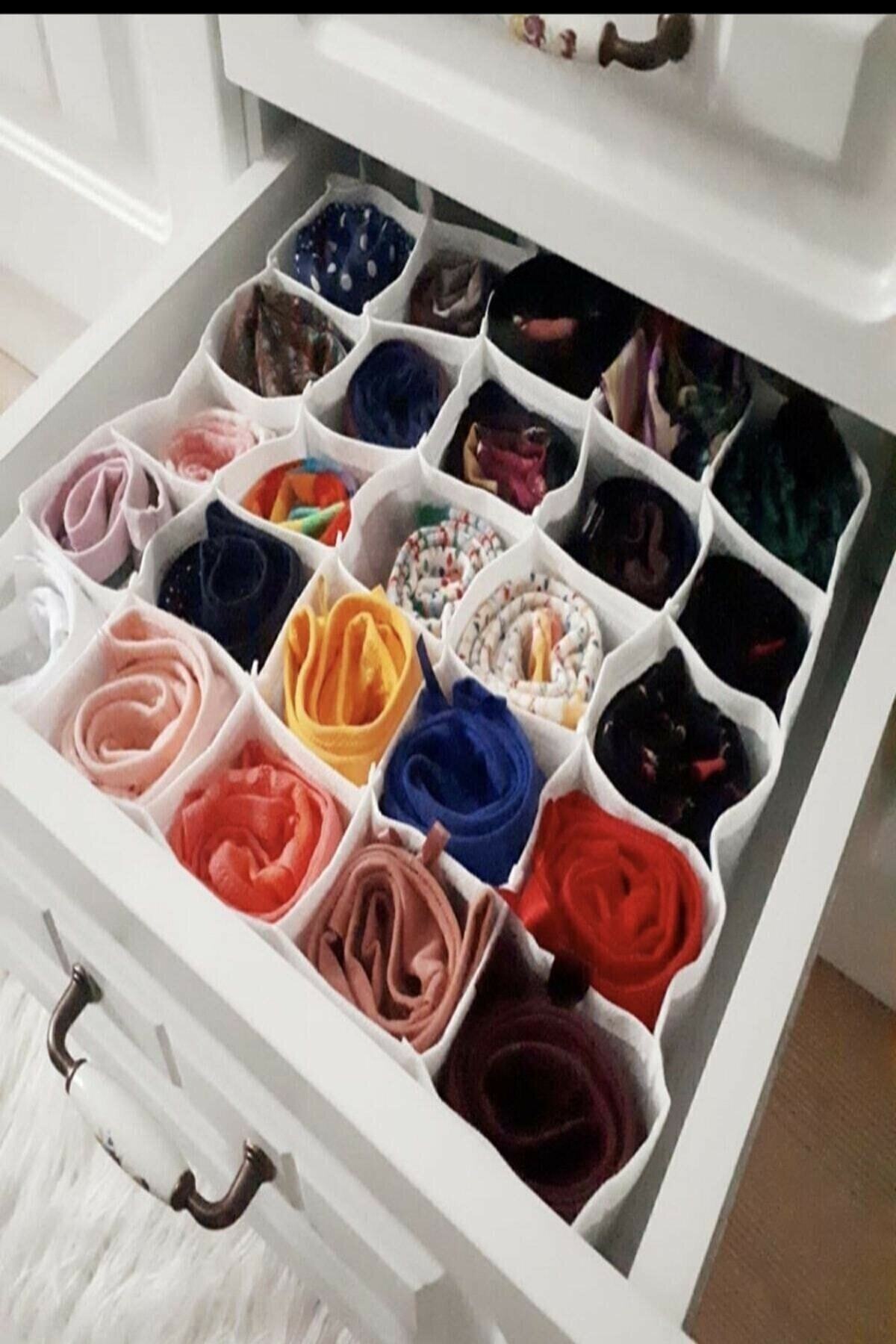 2 Pieces 30 Eyes Honeycomb Organizer Organizer ( Socks, underwear, etc. )