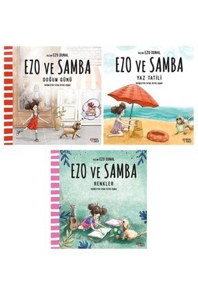 Ezo Ve Samba Doğum Günü +ezo Ve Sambayaz Tatili + Ezo Ve Samba Renkler Ezo Sunal 3 Kitaplık Set