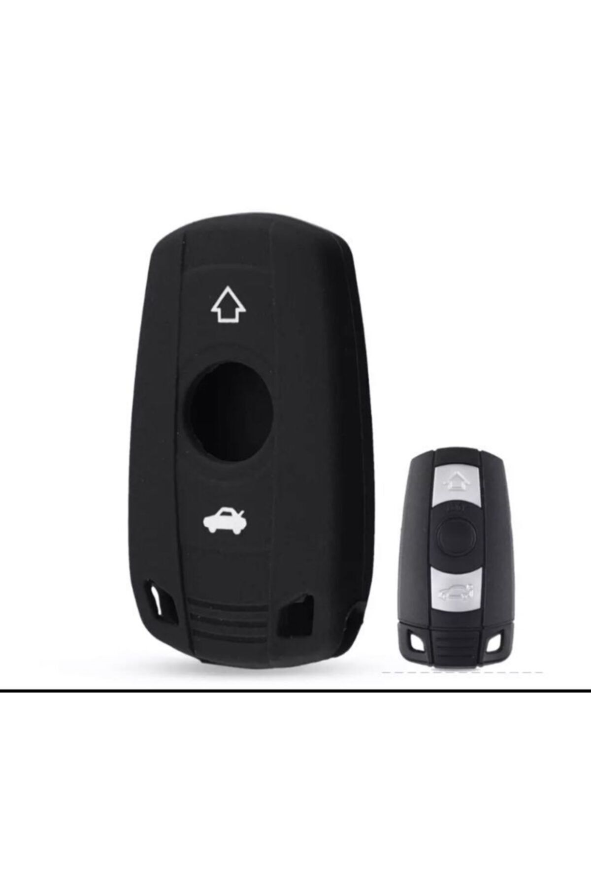 ŞENYILDIZ AKSESUAR-For Bmw E60 E90 E91 E92 M3 M5 X1 X5 And 1 3 5 Compatible Silicone Key Case With Note Key 1