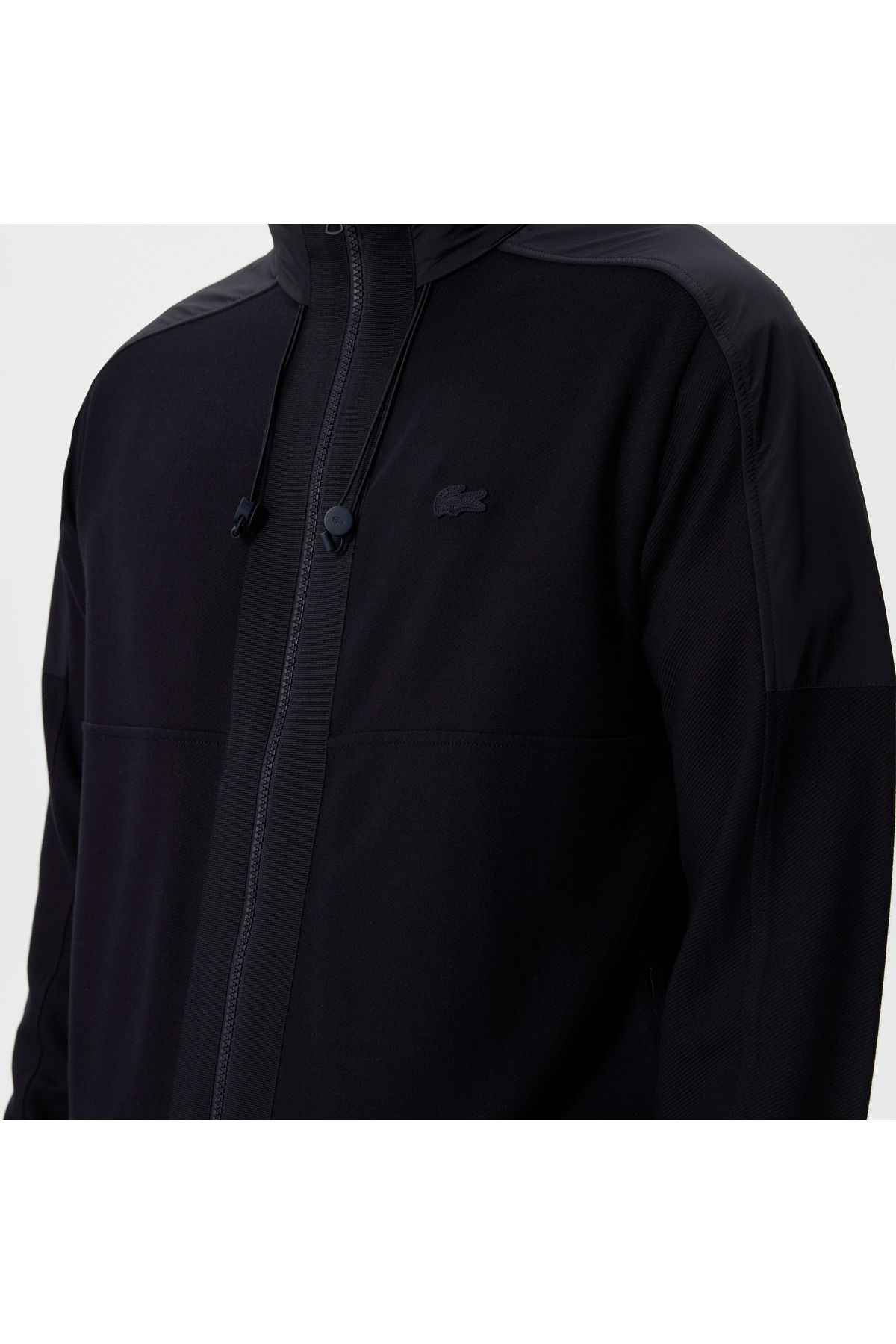 سویشرت آبی مردانه روشن و زاویه دار معمولی Lacoste