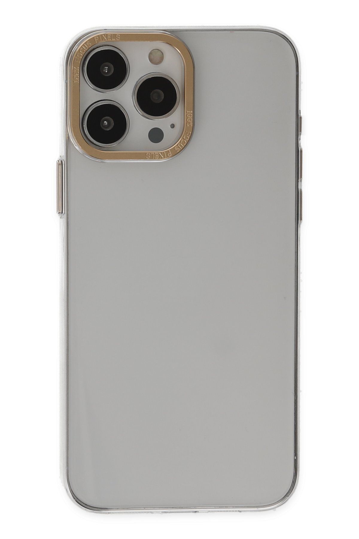 NewFace iPhone 15 Pro Max Kılıf Anka PC Magneticsafe Sert Metal Kapak - Şeffaf MRAYD