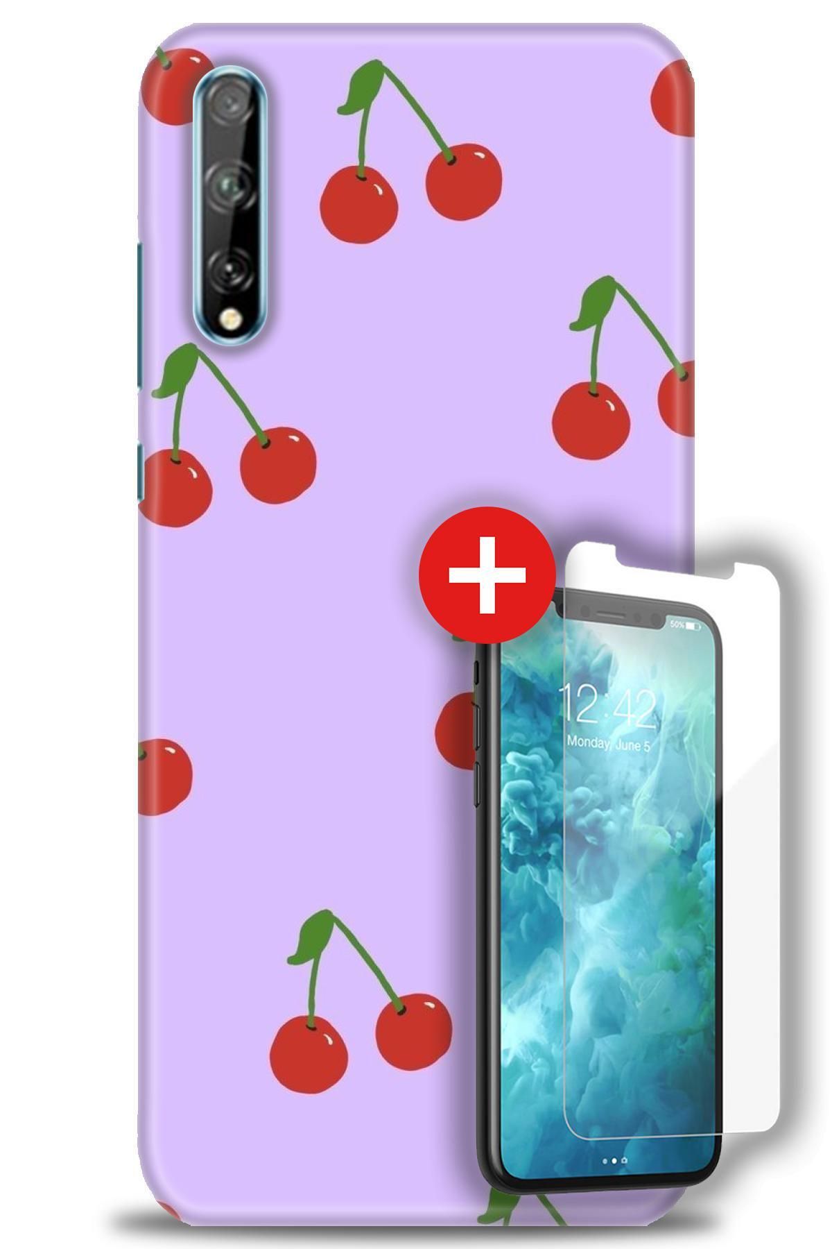 kılıfevreni Huawei P Smart S HD Baskılı Kılıf + MAT DAVİN KIRILMAZ EKRAN KORUYUCU f (3)