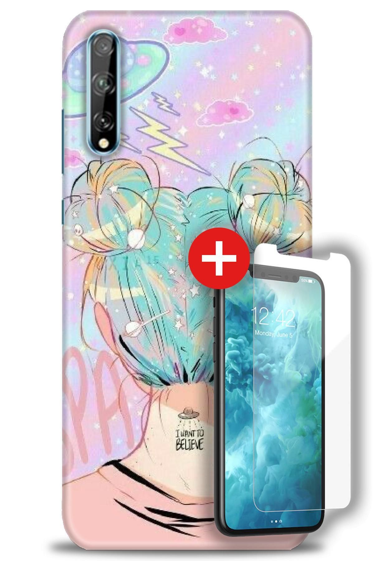 kılıfevreni Huawei Y8P Kılıf HD Baskılı Kılıf + MAT DAVİN KIRILMAZ EKRAN KORUYUCU x (56)