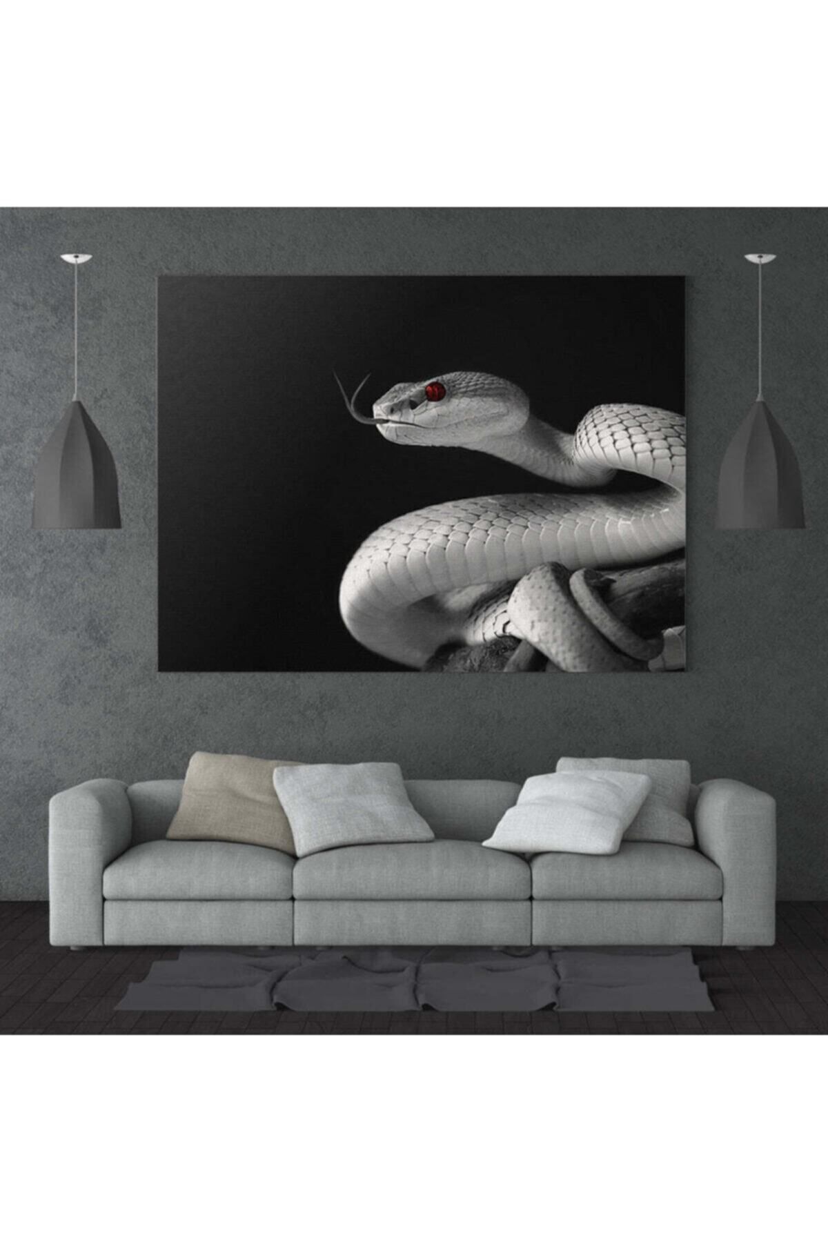 Vividale Dekoratif Snake Kanvas Tablo