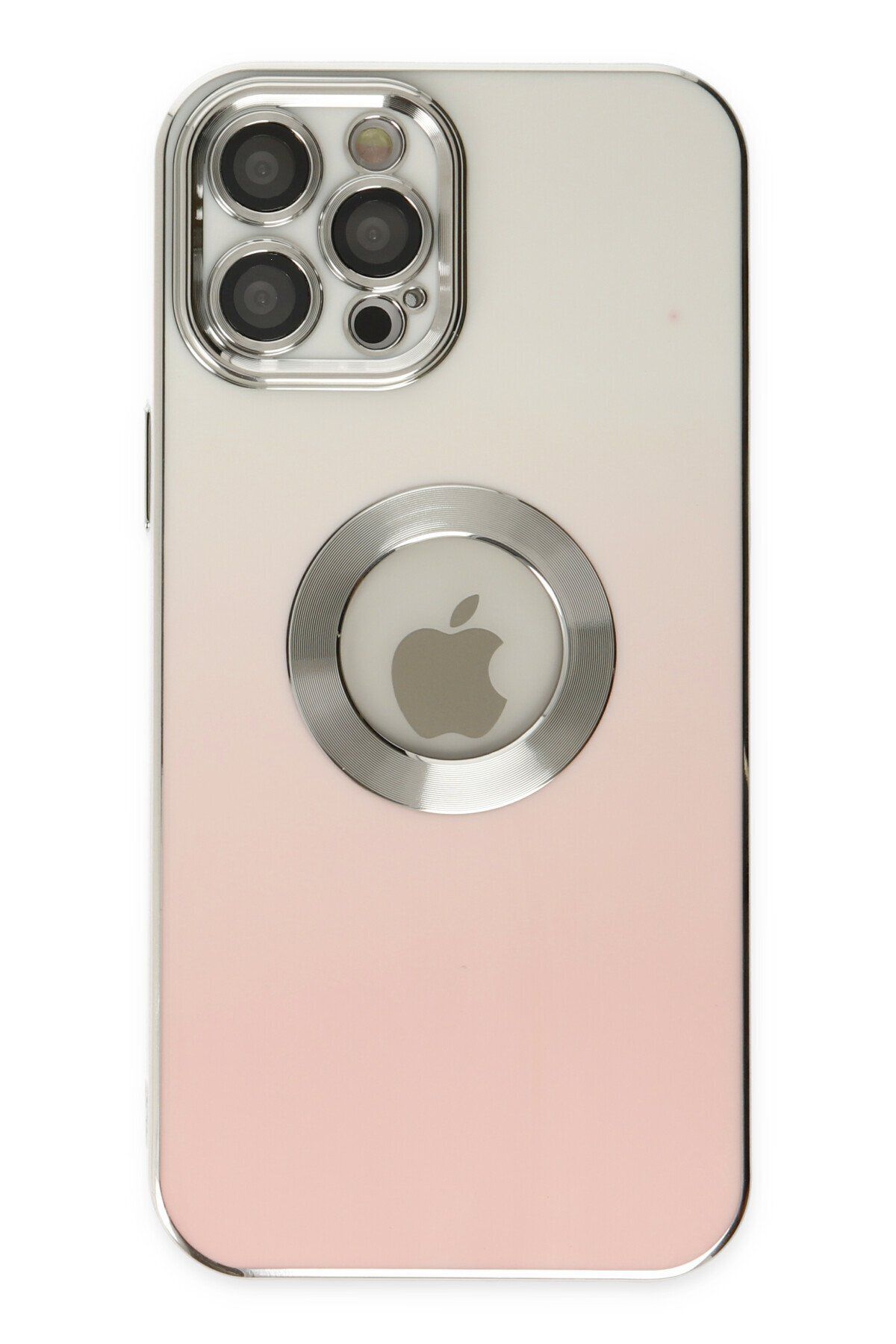 NewFace iPhone 12 Pro Kılıf Best Silikon - Pembe MRAYD