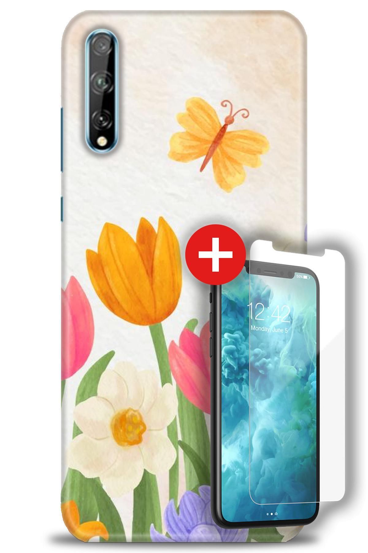 kılıfevreni Huawei Y8P Kılıf HD Baskılı Kılıf + MAT DAVİN KIRILMAZ EKRAN KORUYUCU w (63)