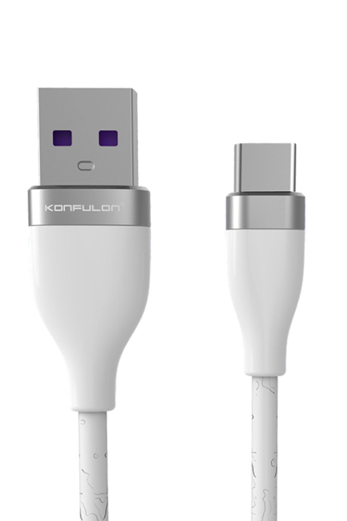 Konfulon S84 Seramik Uçlu Type-C 1M 3.1A - Beyaz ZRNET
