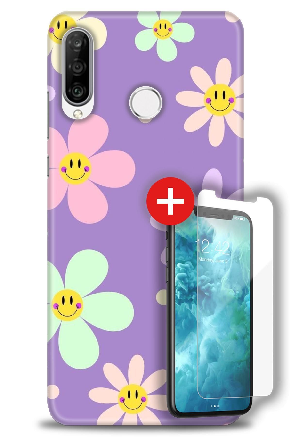 kılıfevreni Huawei P30 Lite HD Baskılı Kılıf + MAT DAVİN KIRILMAZ EKRAN KORUYUCU e (38)