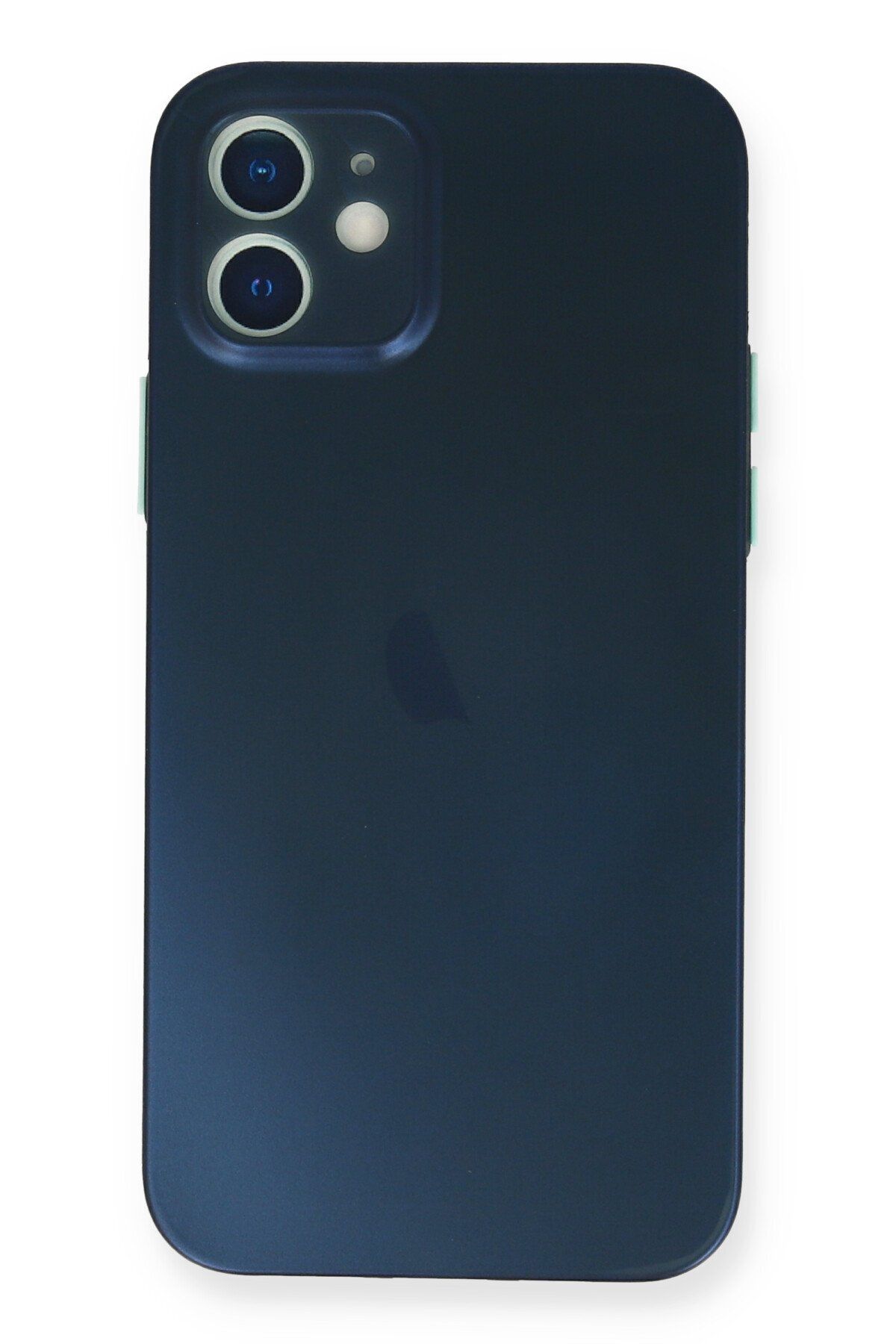 NewFace iPhone 12 Kılıf PP Ultra İnce Kapak - Mavi ZRNET