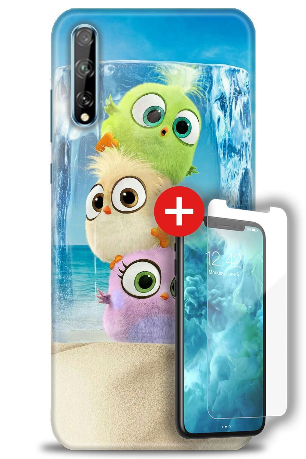 kılıfevreni Huawei Y8P Kılıf HD Baskılı Kılıf + MAT DAVİN KIRILMAZ EKRAN KORUYUCU n (25)