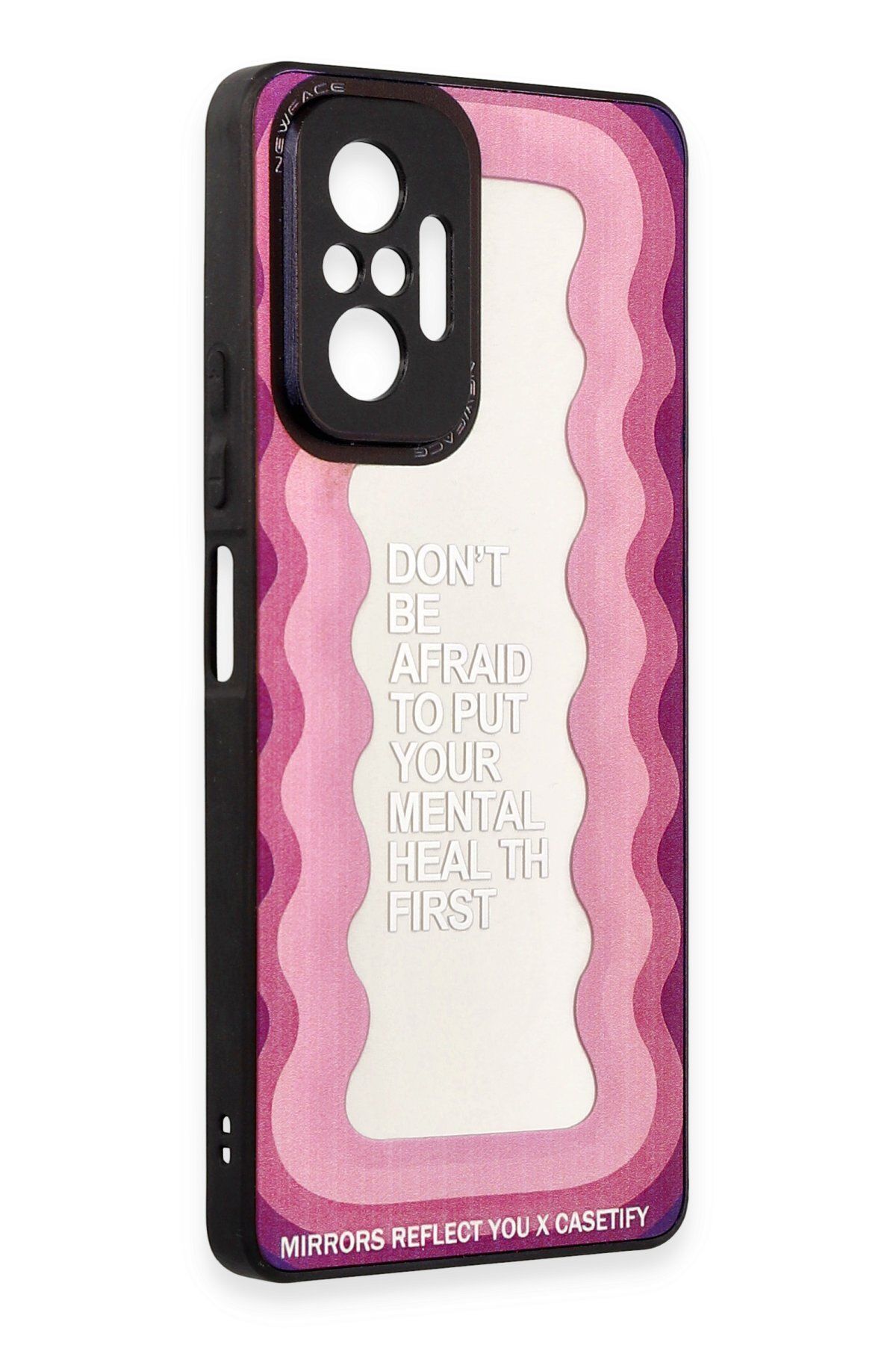 NewFace Xiaomi Redmi Note 10 Pro Kılıf Mirror Desenli Kapak - Mirror - 11 MRAYD