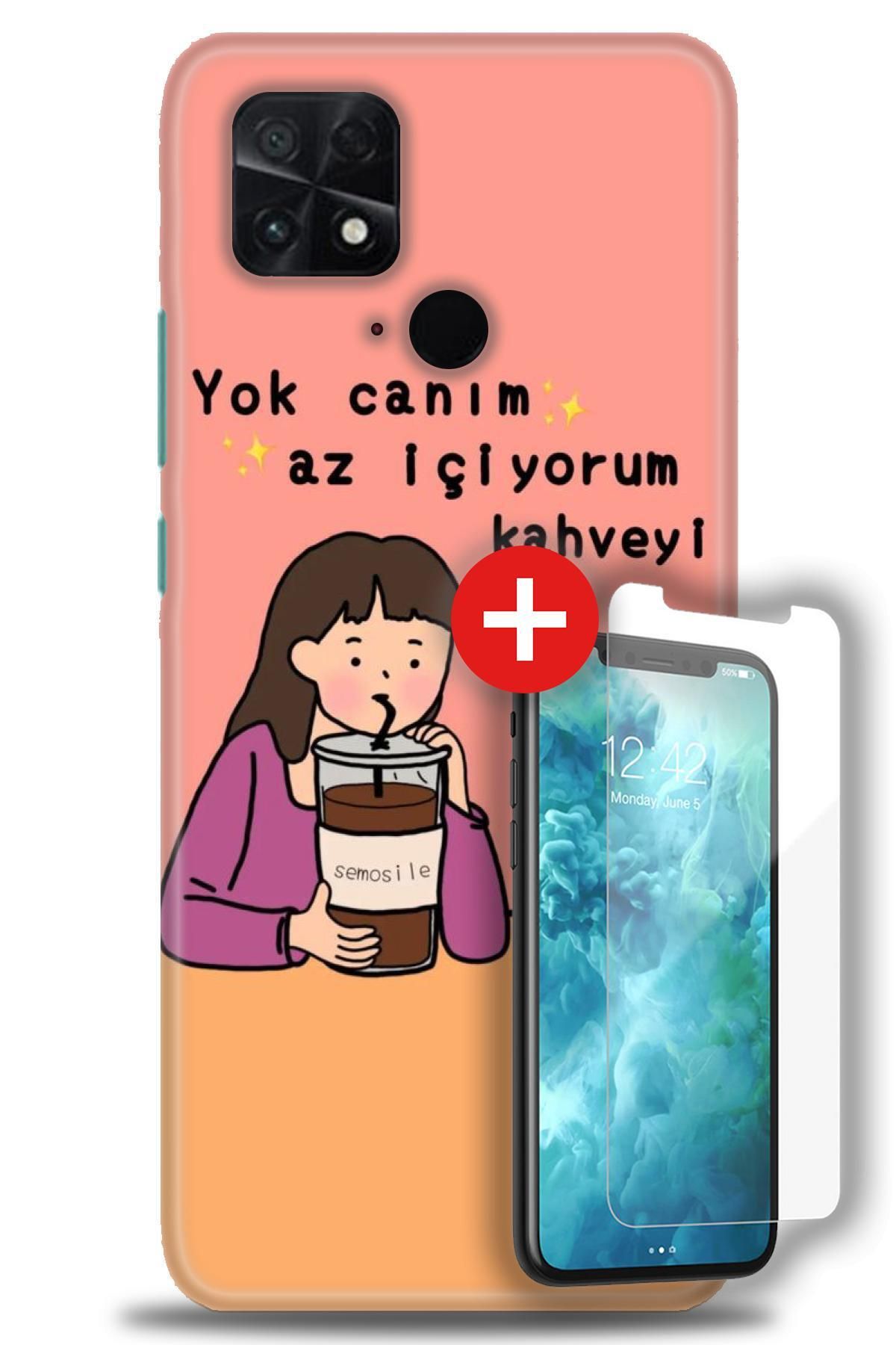 kılıfevreni Xiaomi Poco C40 HD BASKILI KILIF + MAT DAVİN KIRILMAZ EKRAN KORUYUCU  c (20)