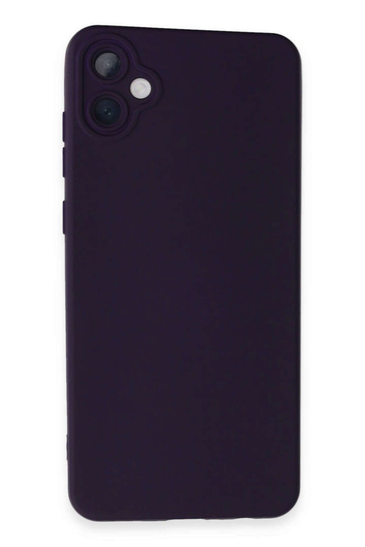 NewFace Galaxy A05 Uyumlu Kılıf Nano İçi Kadife Silikon - Mor Glstd