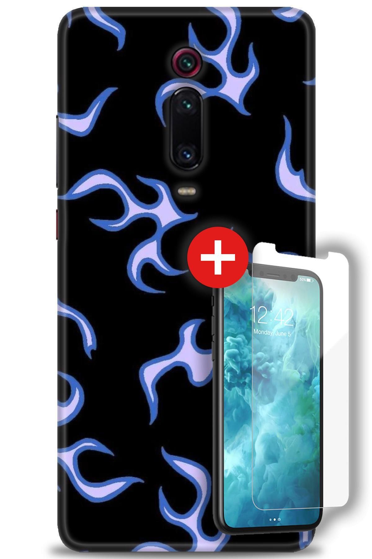 kılıfevreni Xiaomi Mi 9T HD BASKILI KILIF + MAT DAVİN KIRILMAZ EKRAN KORUYUCU  d (38)