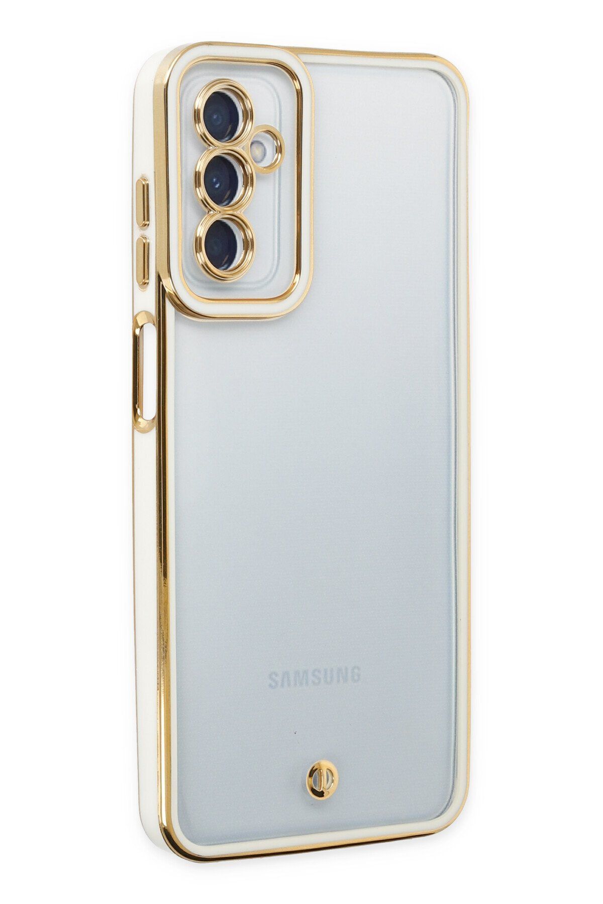 NewFace Samsung Galaxy M13 Kılıf Liva Lens Silikon - Beyaz ZRNET