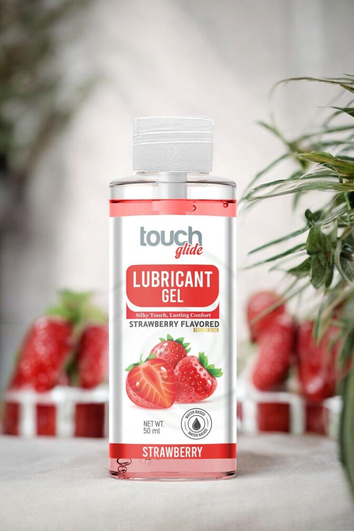 TouchGlide Silky Touch 40 ml Strawberry Kayganlaştırıcı Jel - Uzun Süreli Konfor & Su Bazlı